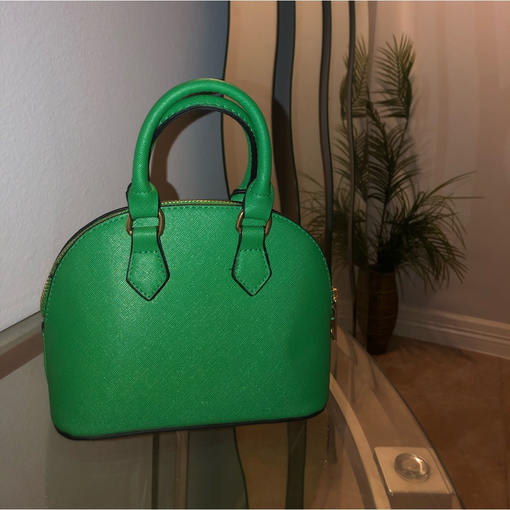 Small green purse